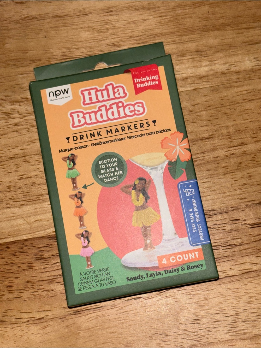 Hula Buddies Drink Markers - Tropical Multi-Color